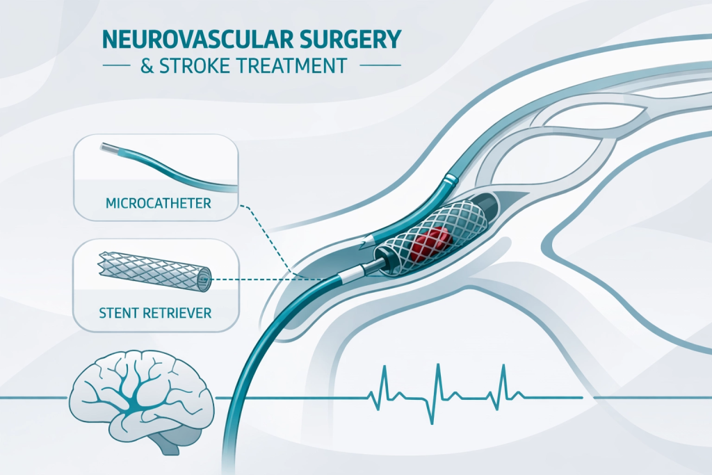 Cirugía neurovascular: dispositivos para tratamiento del ictus